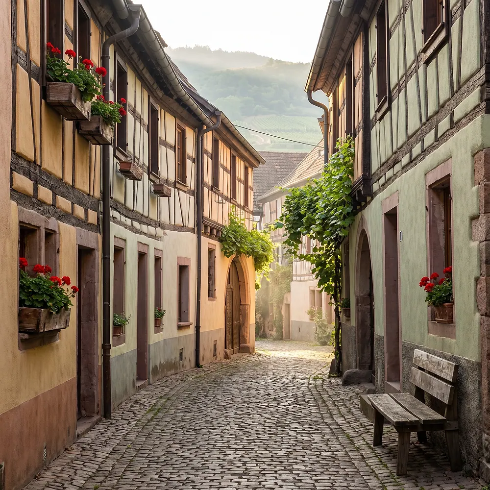 Die Altstadt (KI-generiertes Symbolbild)
